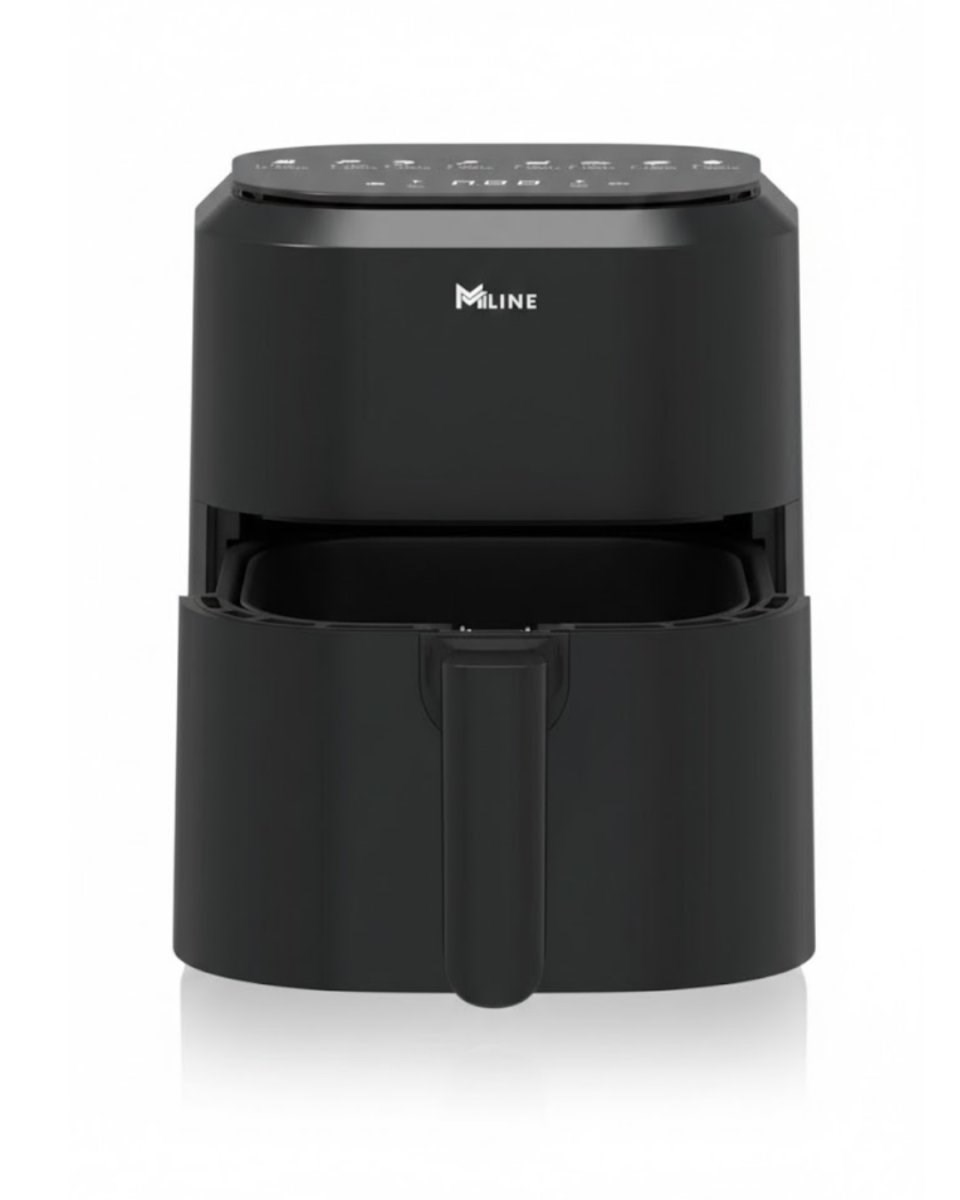 1360W Güçlü 4 Litre Kapasiteli Dokunmatik Cam Hazneli Airfryer