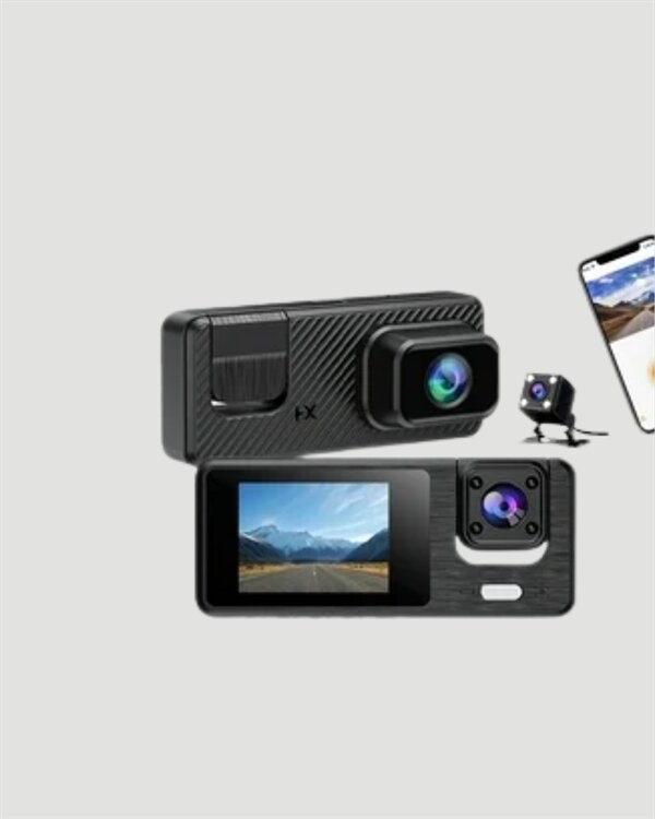 3 Kameralı DVR Araç Kamerası – Tam Güvenlik, Tam Kapsama Yeni Nesil
