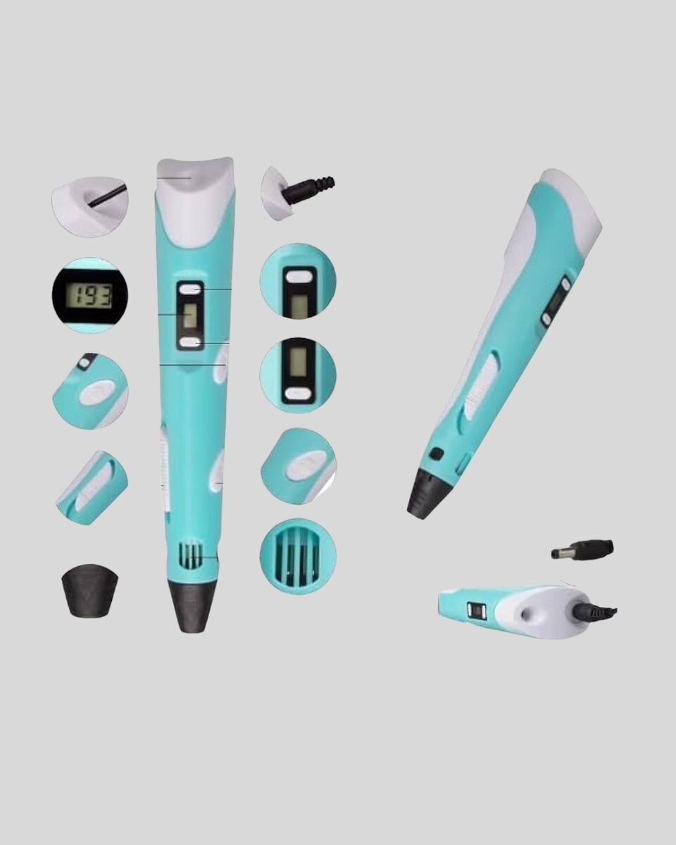 3D Kalem Ergonomik ve 1.75 mm Filament Destekli FDM Yazıcı Kalemi