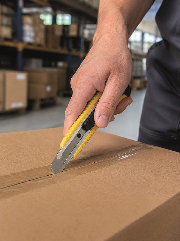 5 Adet Metal Falçata Seti Ergonomik Saplı Çelik Maket Bıçağı Koli Ambalaj PVC Kesici