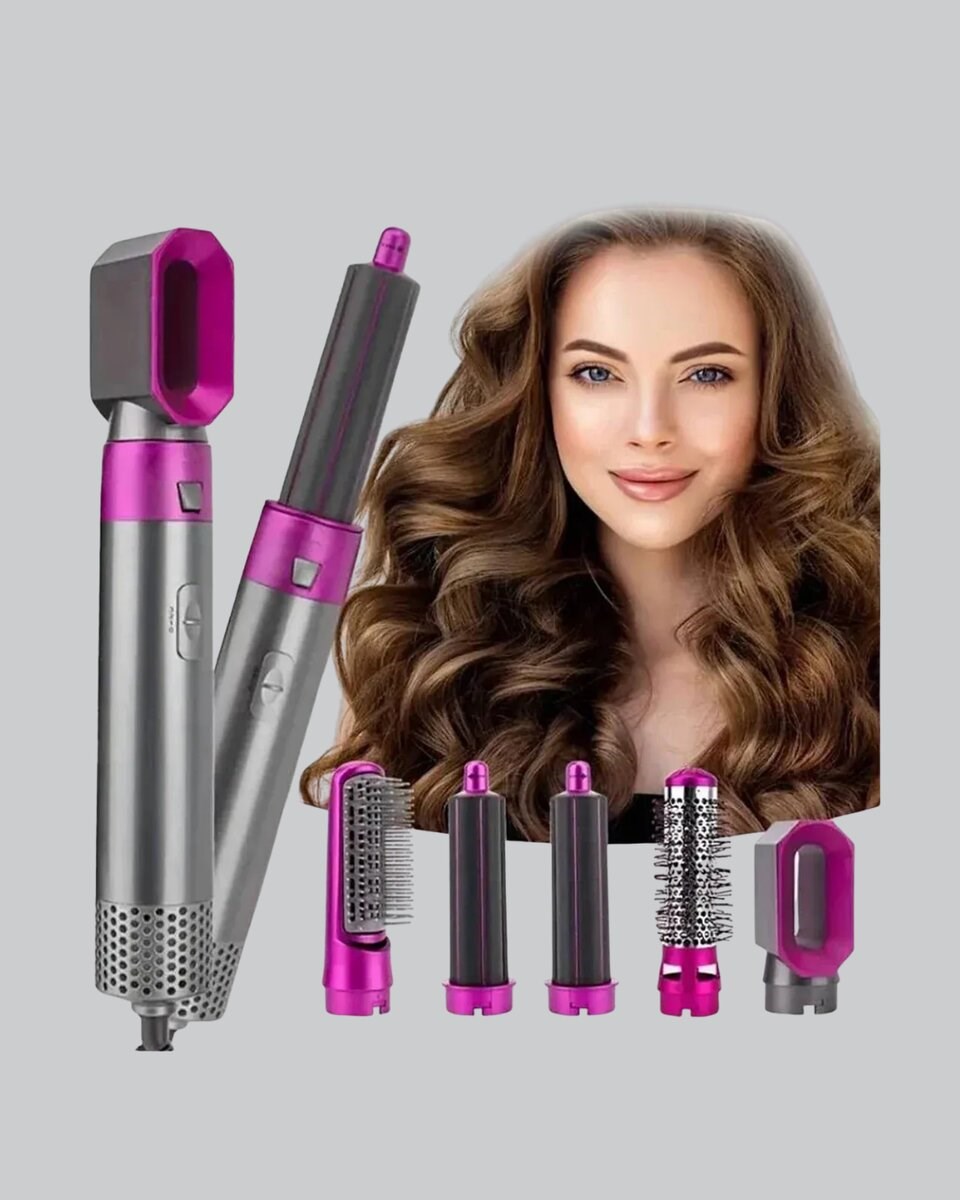 5’i 1 Arada Saç Şekillendirici Set Kuaför Düzeyinde Performans ve Ergonomik Tasarım