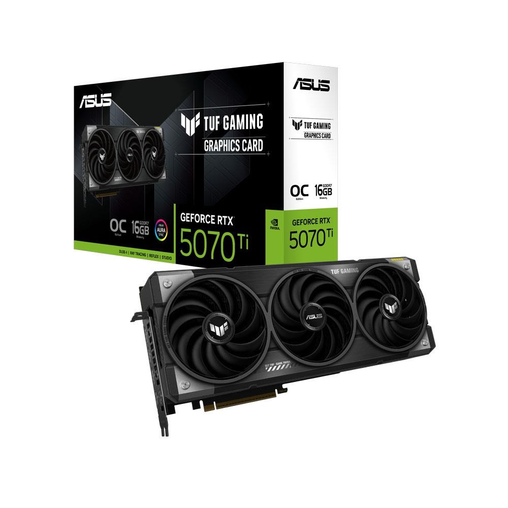 ASUS 16GB TUF GAMING RTX5070TI-O16G GDDR7 HDMI DP PCIe 5.0 Beyaz