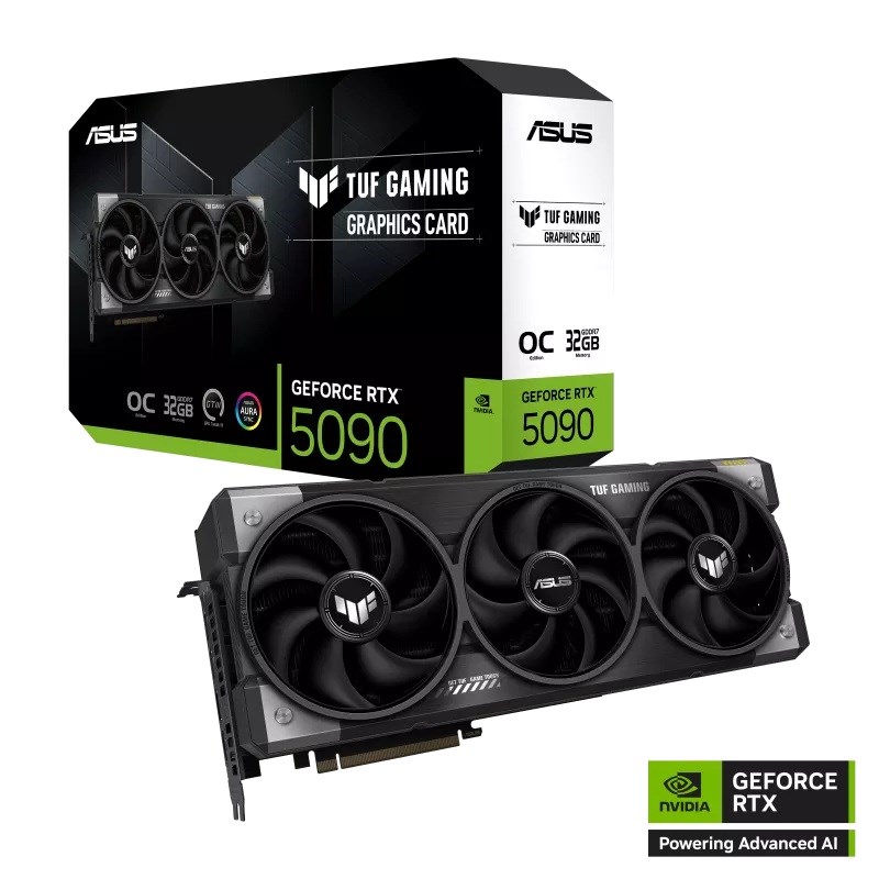 ASUS 32GB TUF GAMING RTX5090-032G GDDR7 512bit HDMI DP PCIe 5.0