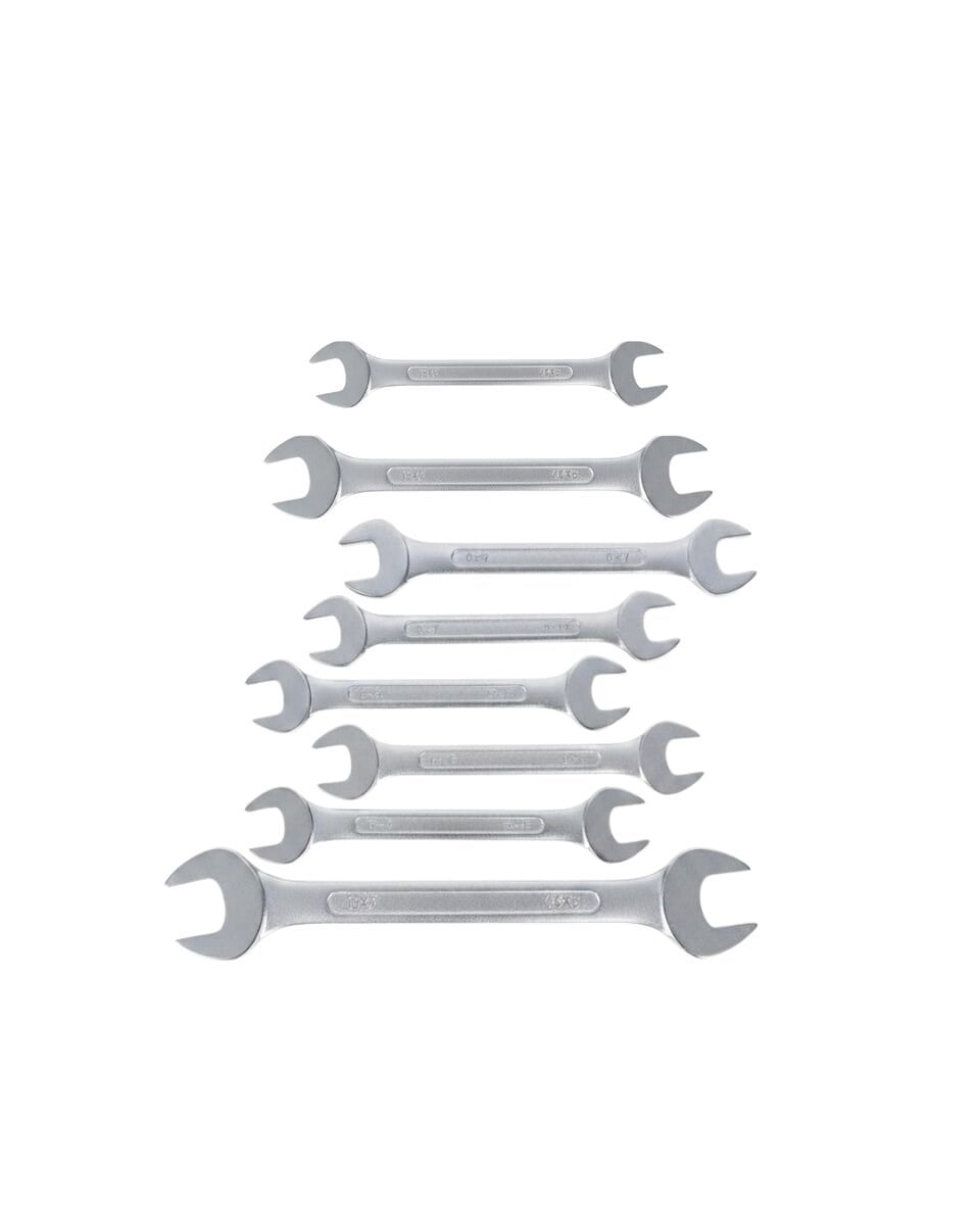 Açık Ağız Kombine Anahtar Seti 8 Ölçü Dayanıklı Yapı