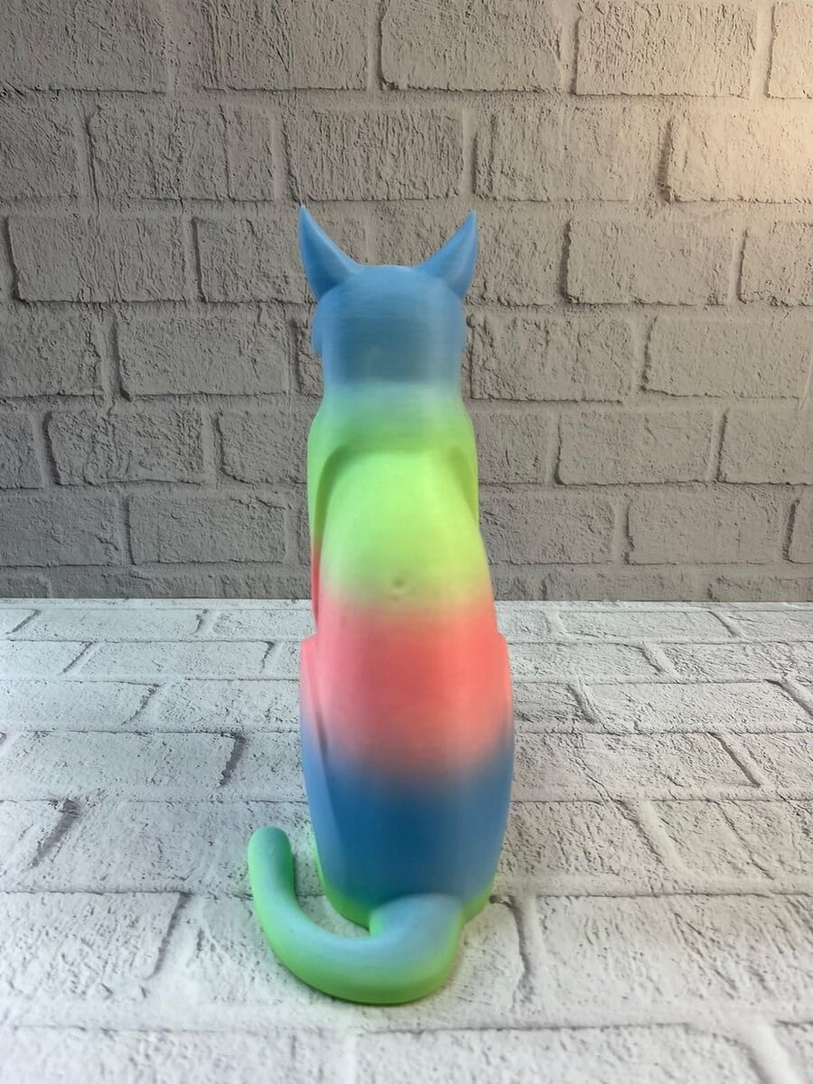 Açık Rainbow Kedi Biblo Modern Salon ve Raf Dekoru