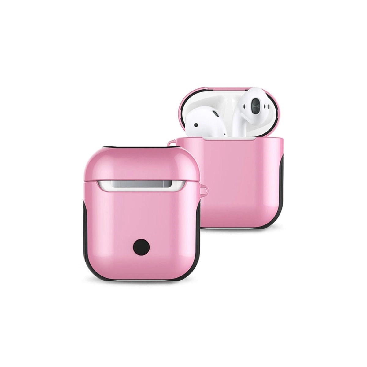 Airpods 2 (2.nesil) 3in1 Kılıf - Pembe