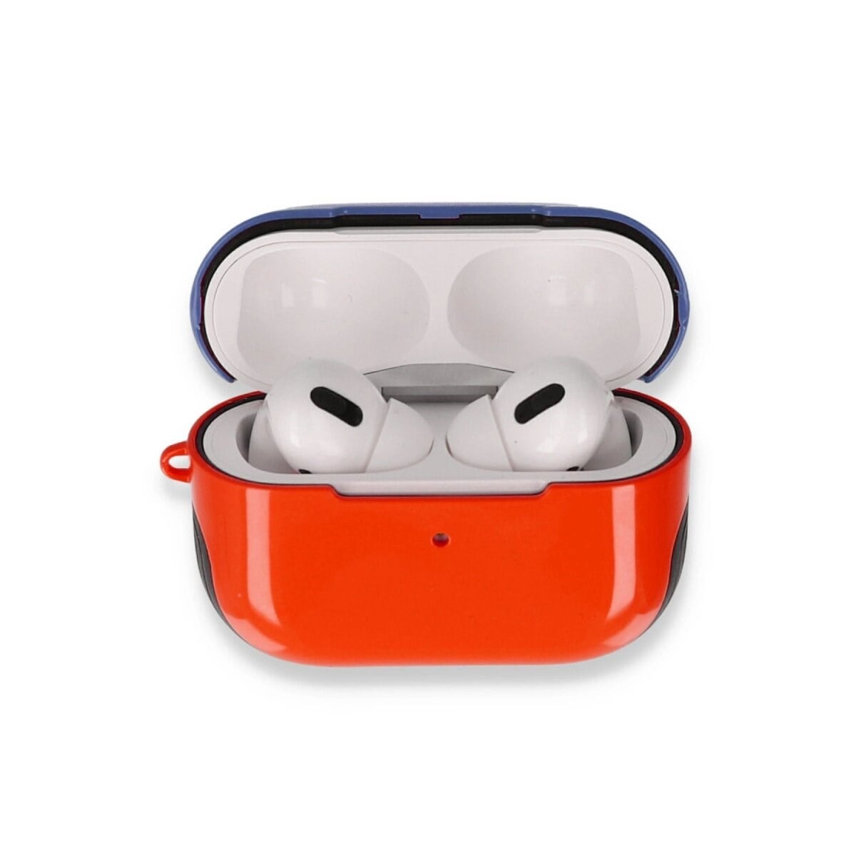 Apple Airpods Pro (1.nesil) 3in1 Kılıf - Kırmızı-lacivert