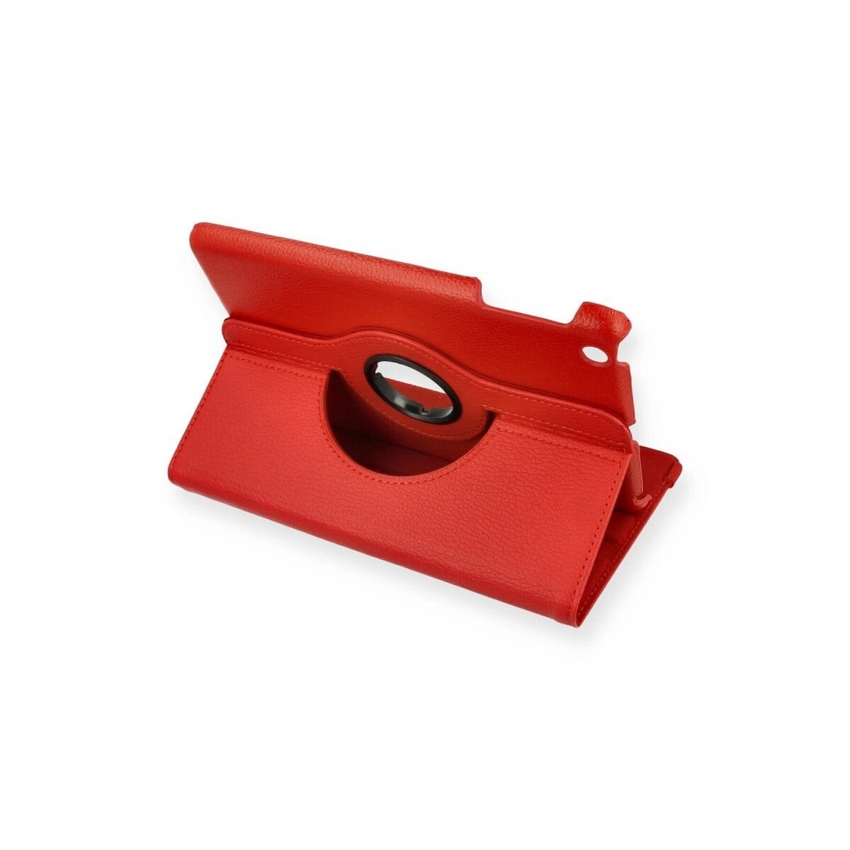 Apple İpad Mini 1 Kılıf 360 Tablet Deri Kılıf - Kırmızı