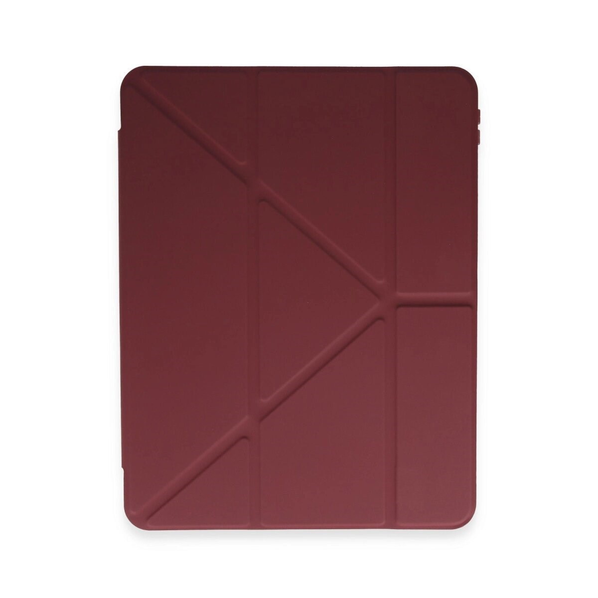 Apple İpad Pro 12.9 (2021) Kılıf Kalemlikli Mars Tablet Kılıfı - Mürdüm