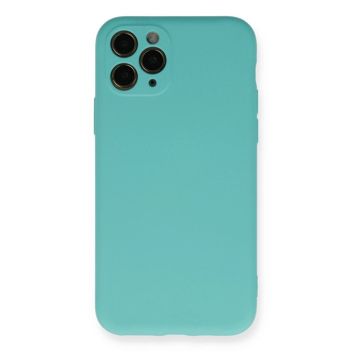 Apple İphone 11 Pro Kılıf Nano İçi Kadife Silikon - Turkuaz