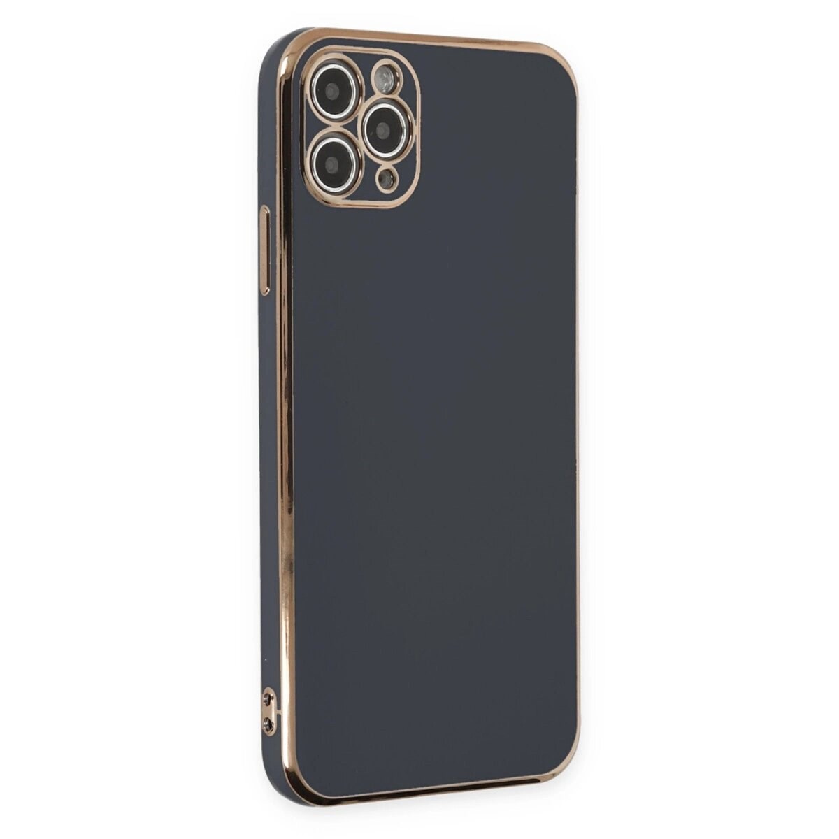 Apple İphone 11 Pro Max Kılıf Volet Silikon - Siyah