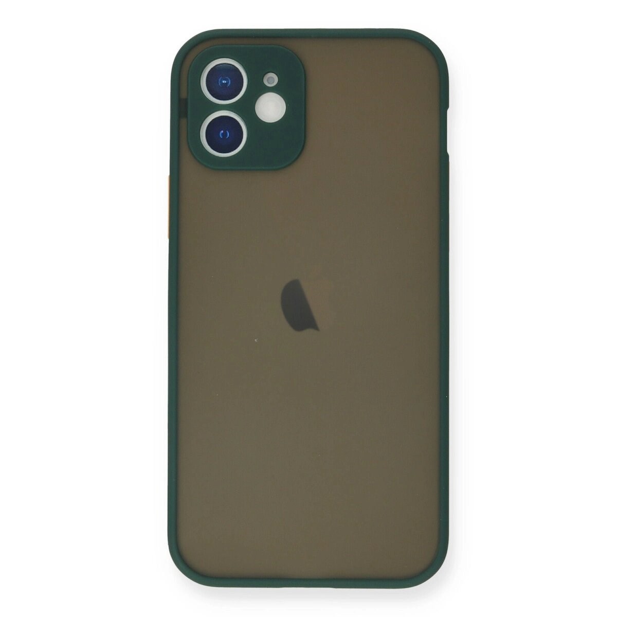 Apple İphone 12 Mini Kılıf Montreal Silikon Kapak - Yeşil