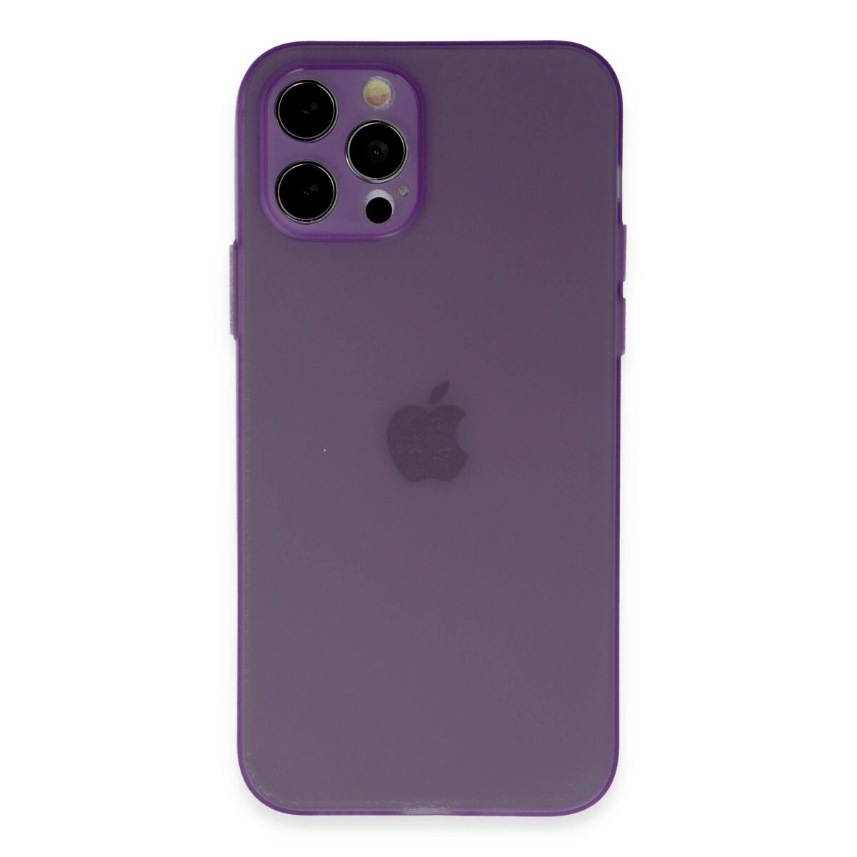 Apple İphone 12 Pro Kılıf Puma Silikon - Koyu Mor