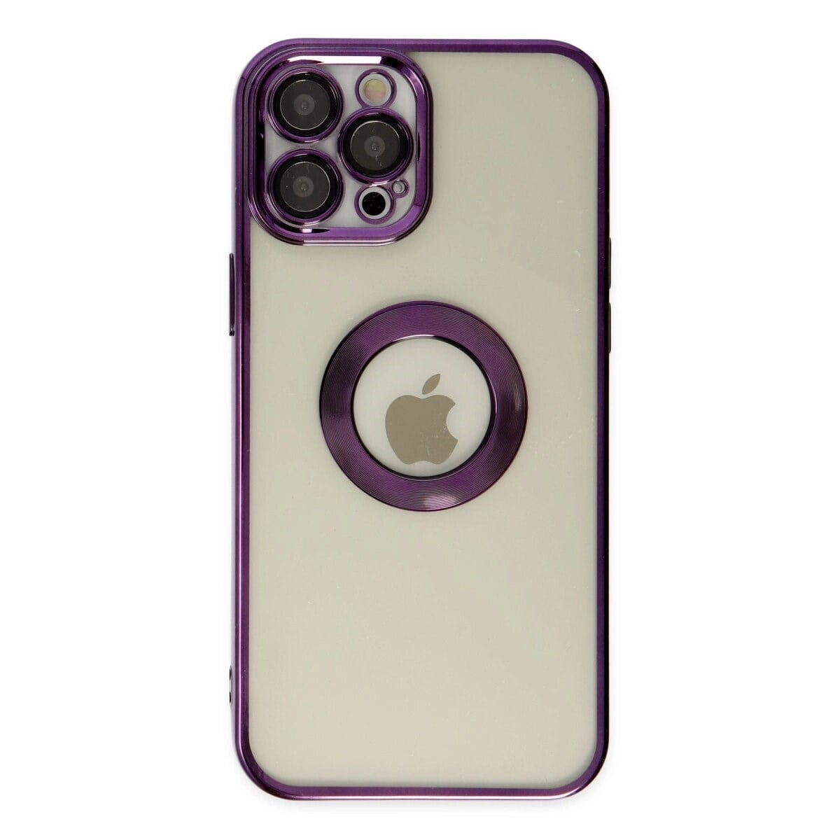 Apple İphone 12 Pro Kılıf Slot Silikon - Mor
