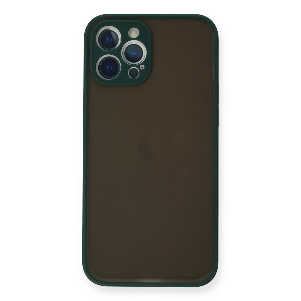 Apple İphone 12 Pro Max Kılıf Montreal Silikon Kapak - Yeşil