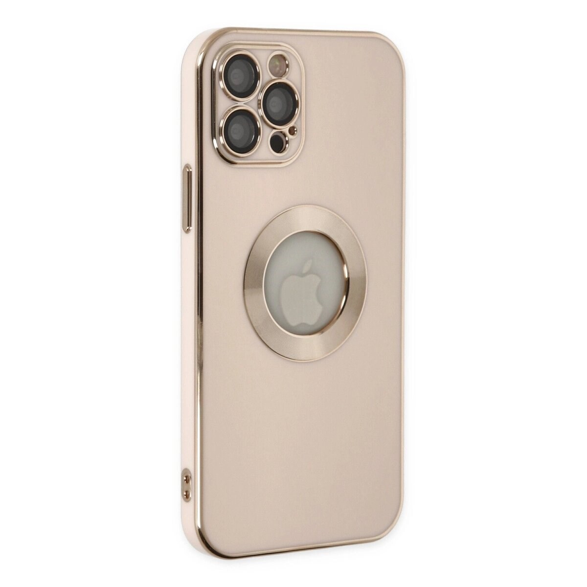Apple İphone 12 Pro Max Kılıf Store Silikon - Pembe