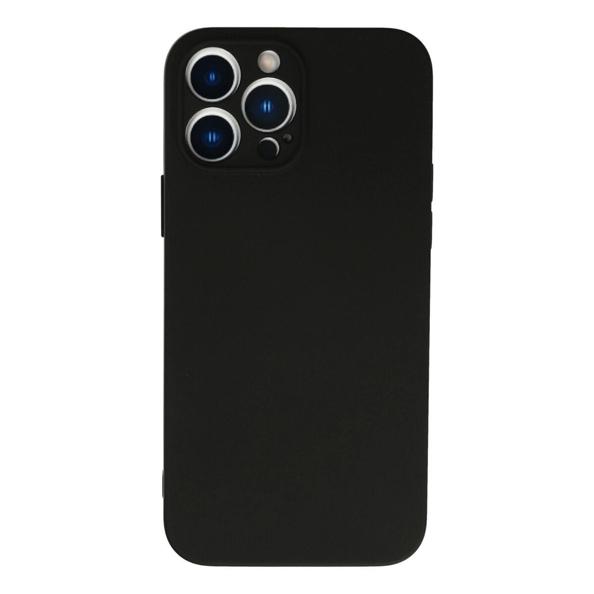 Apple İphone 13 Pro Max Kılıf Nano İçi Kadife Silikon - Siyah