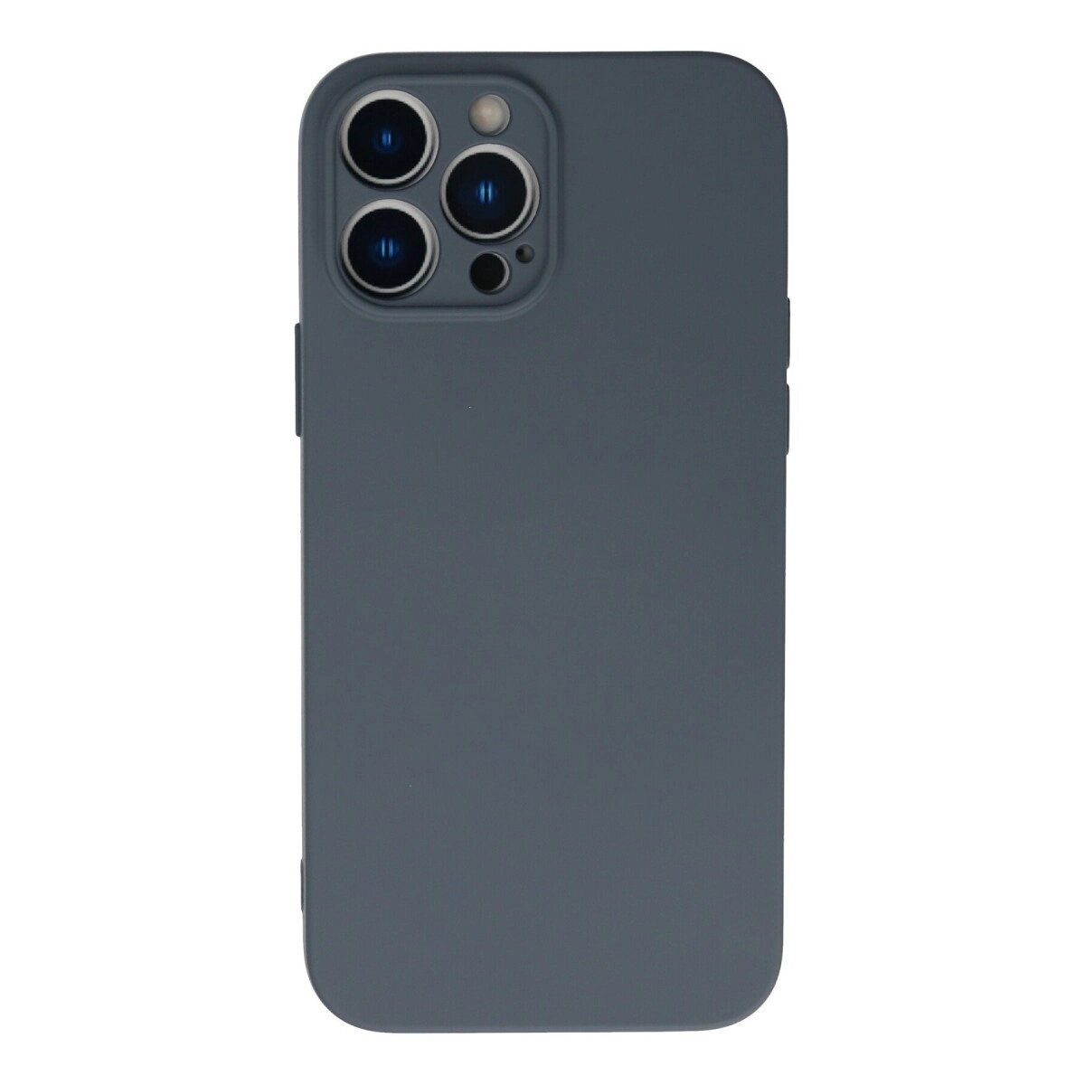 Apple İphone 13 Pro Max Kılıf Nano İçi Kadife Silikon - Gri