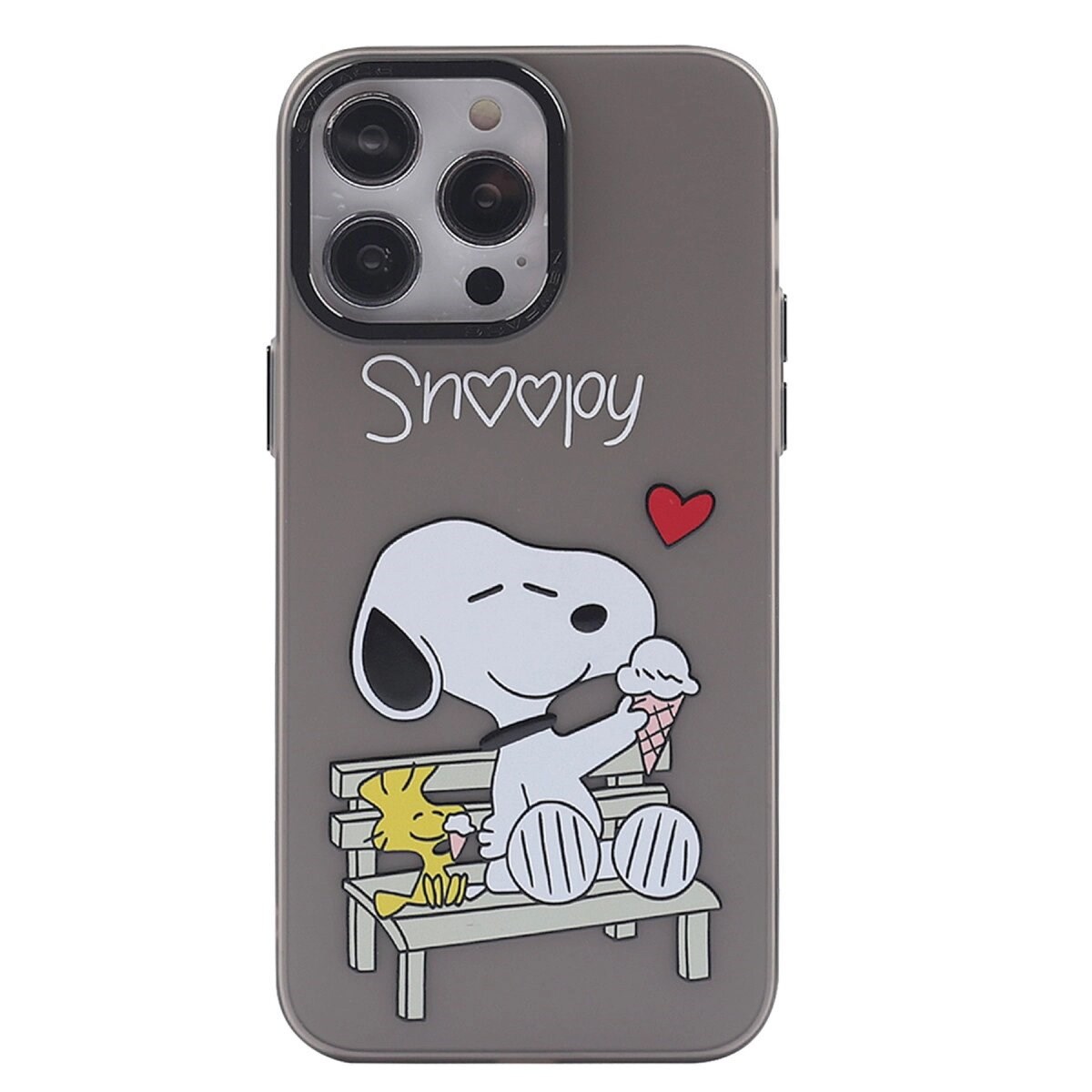 Apple İphone 14 Pro Kılıf Prada Desenli Kapak - Prada Siyah - 2
