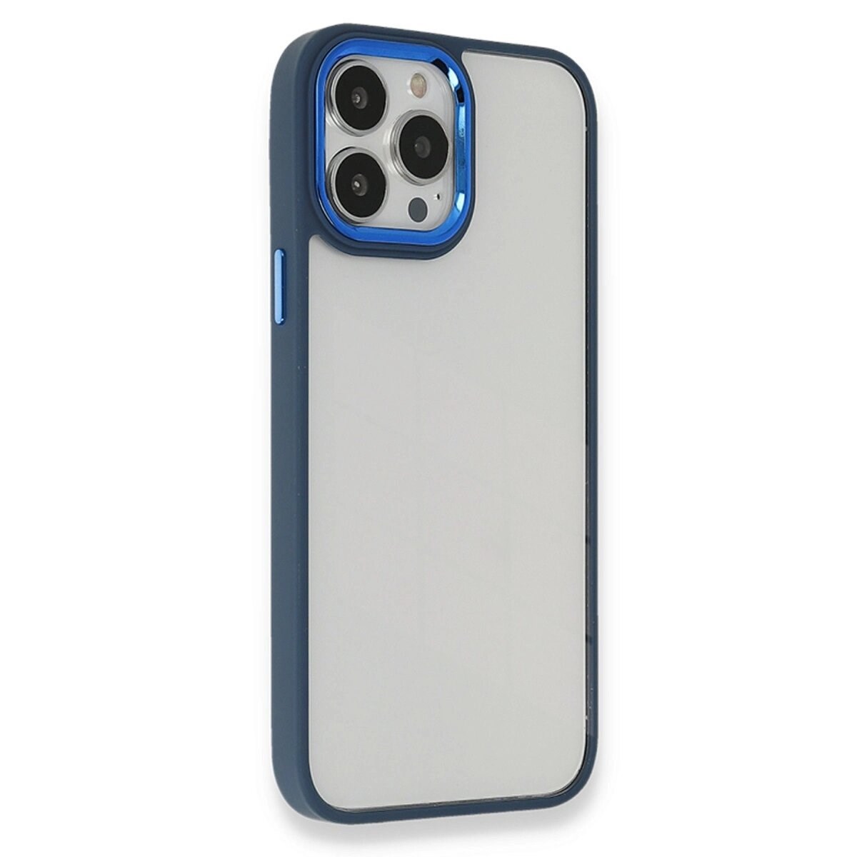 Apple İphone 14 Pro Max Kılıf Dora Kapak - Mavi