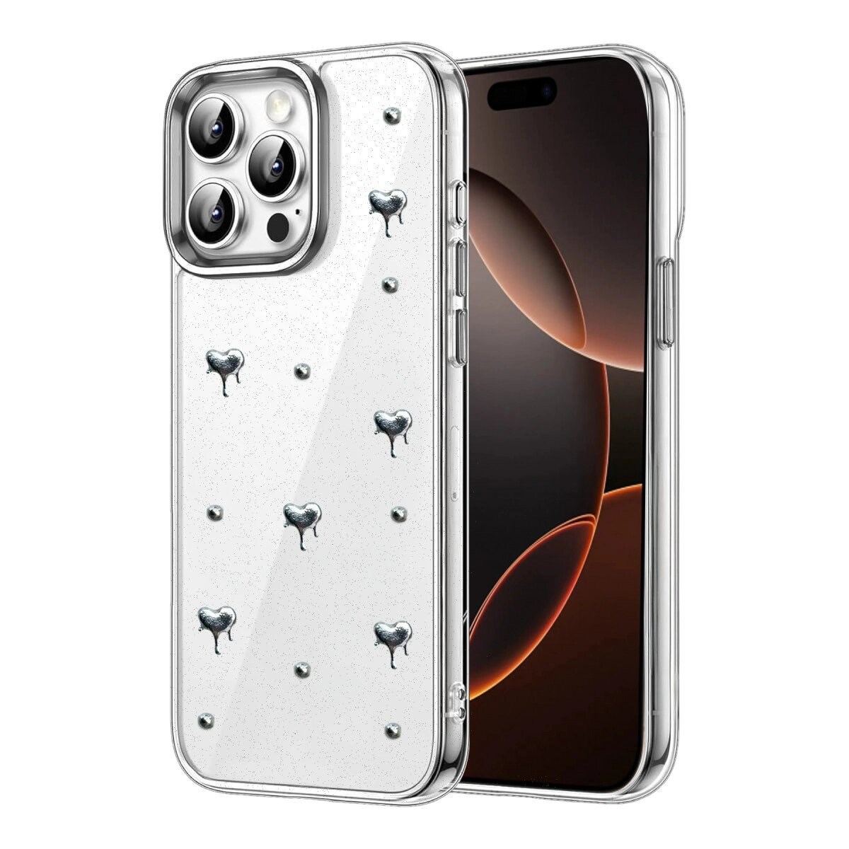 Apple İphone 15 Pro Fiyonk Desenli Kapak - Desen 1