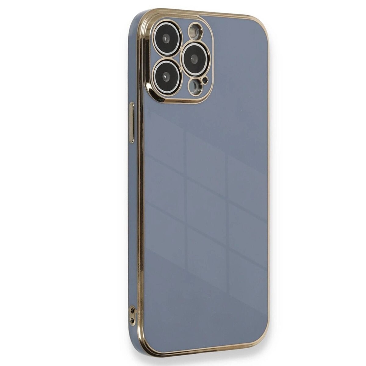 Apple İphone 15 Pro Kılıf Volet Silikon - Mavi
