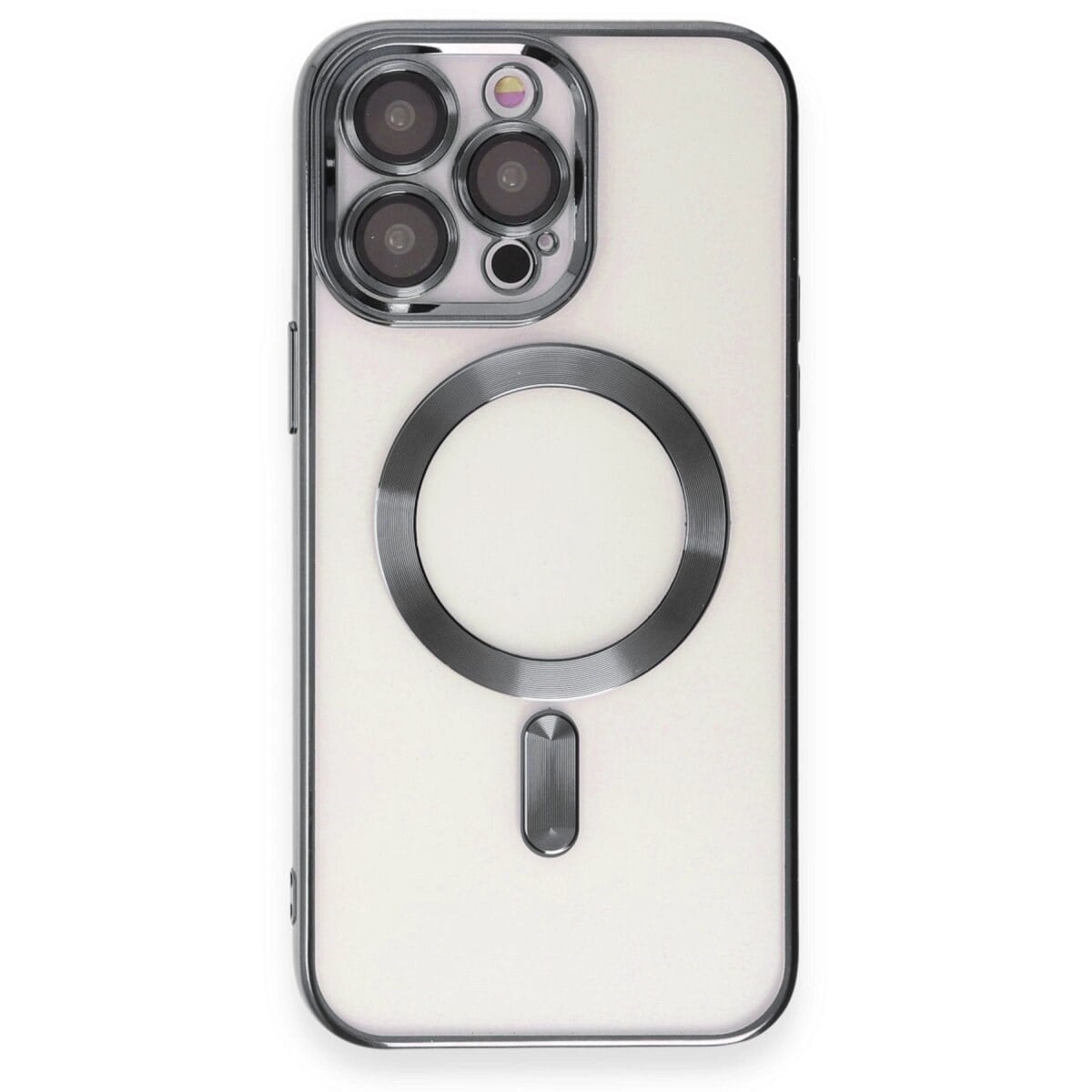 Apple İphone 15 Pro Max Kılıf Kross Magneticsafe Kapak - Titan Gri