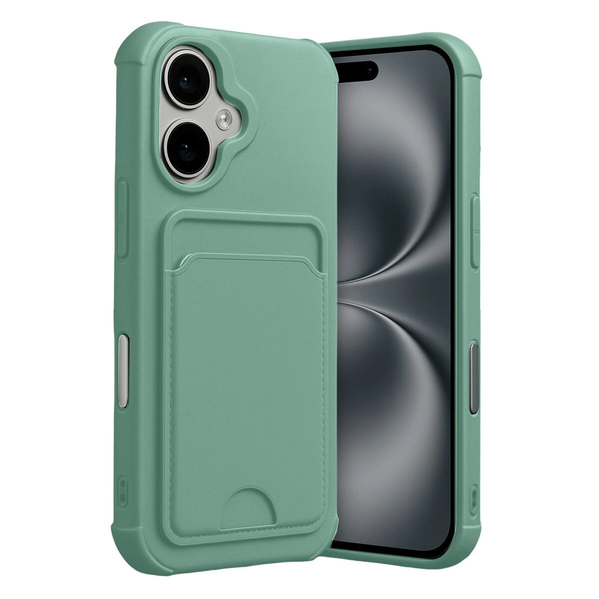Apple İphone 17 Kelvin Kartvizitli Silikon - Açık Yeşil