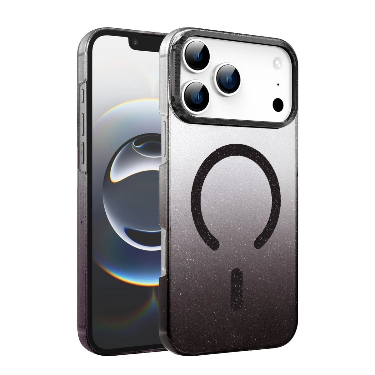 Apple İphone 17 Pro Glossy Magsafe Kapak - Siyah