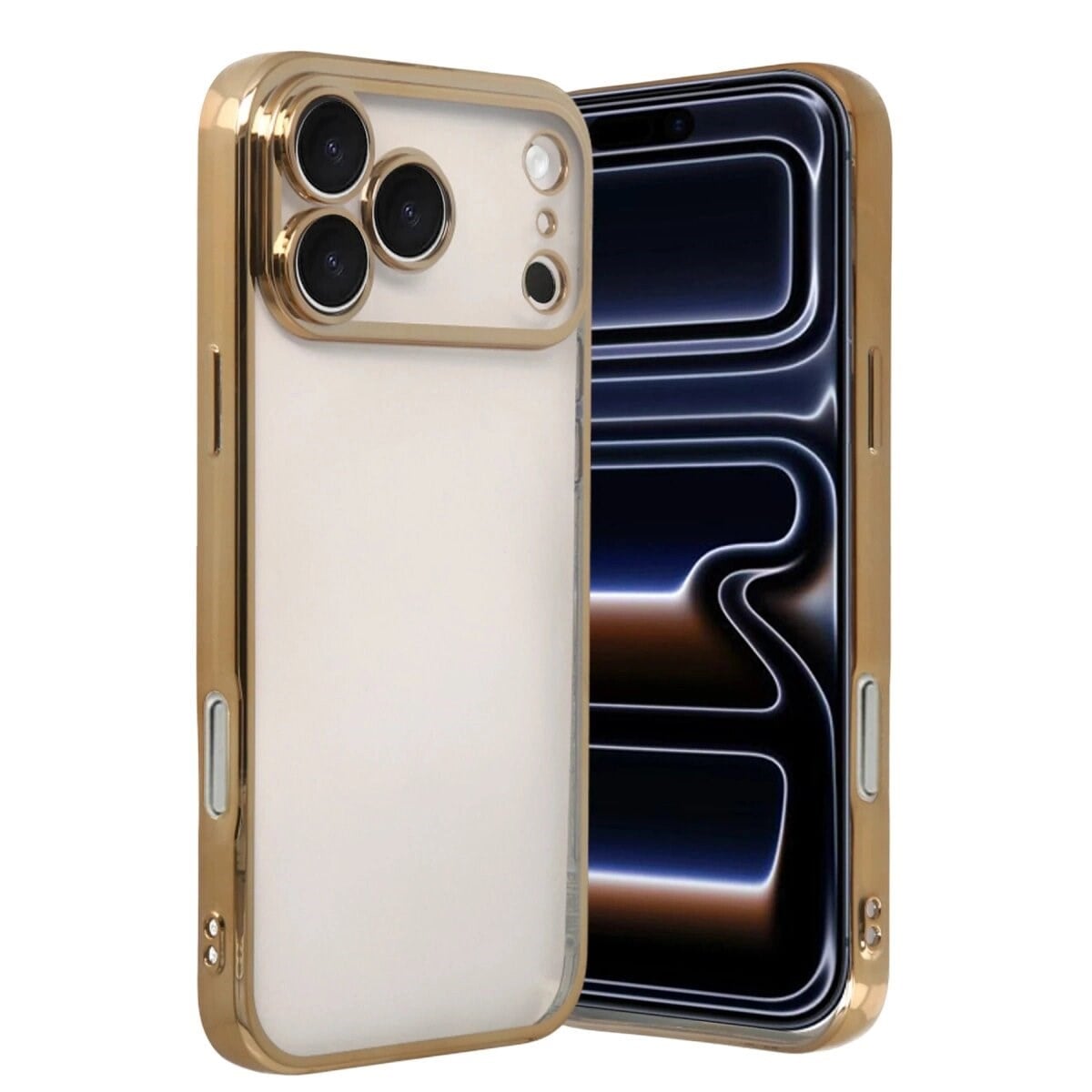 Apple İphone 17 Pro Razer Lensli Silikon - Gold