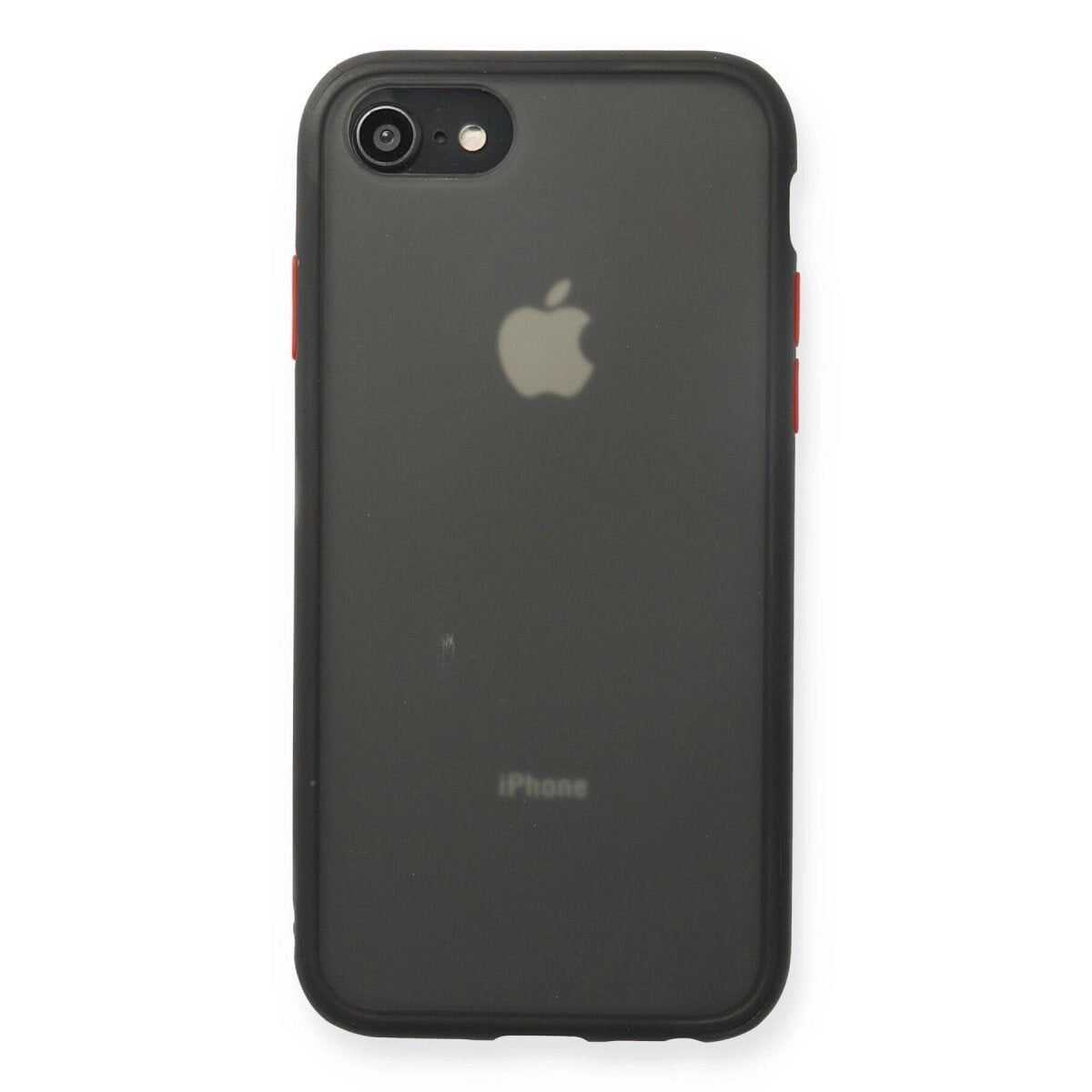 Apple İphone 7 Kılıf Montreal Silikon Kapak - Siyah