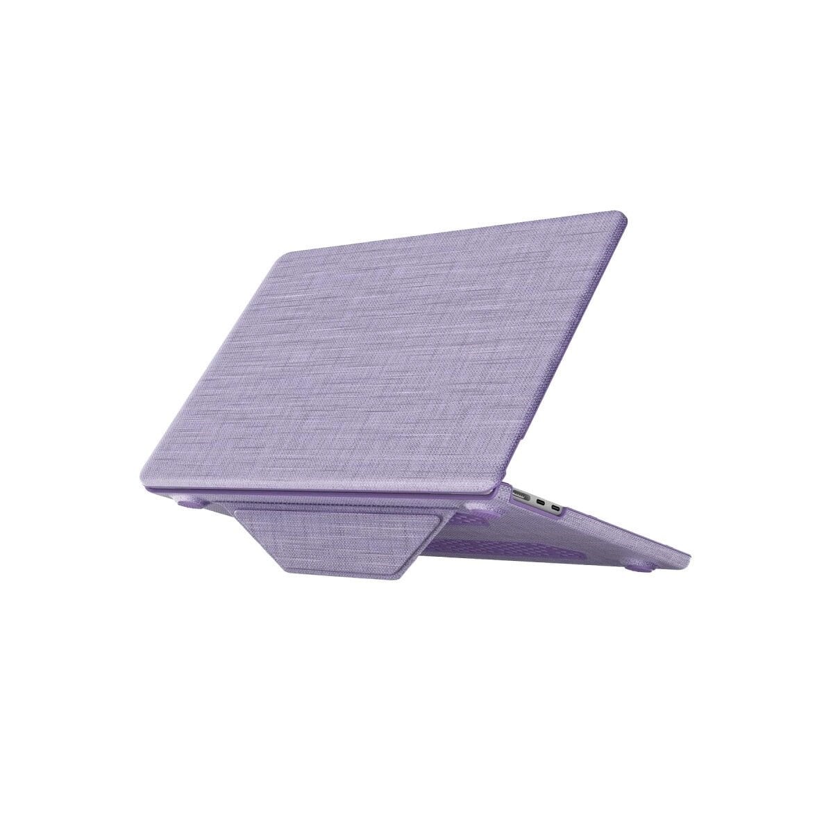 Apple Macbook Air 13.6 Macbook Kumaş Kapak - Mor