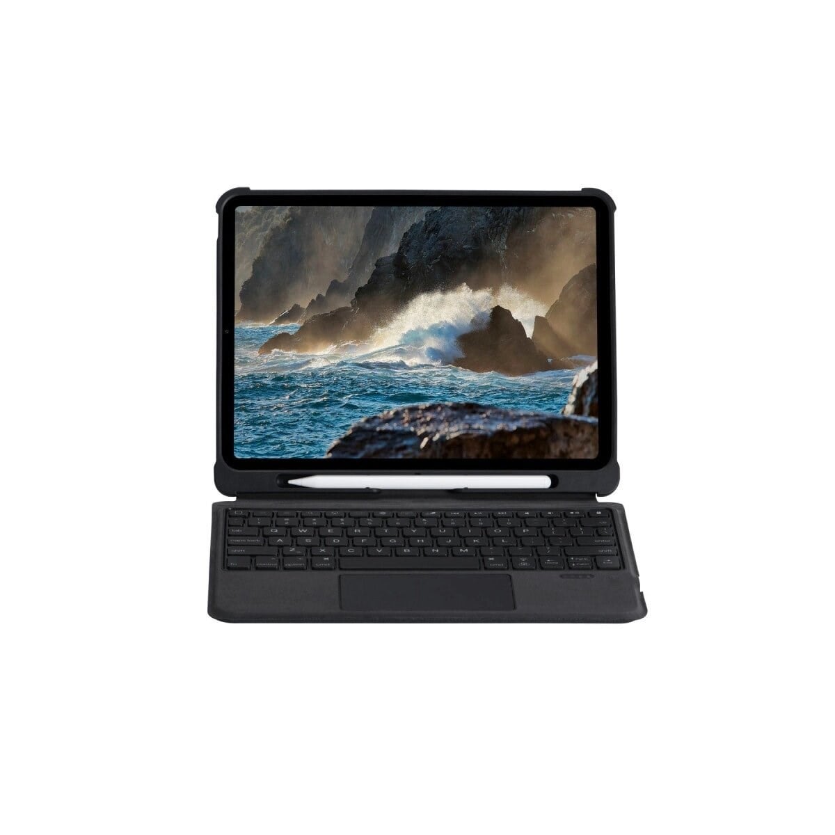 Apple T5207d İpad Pro 11 (2022) Kılıf İnter Ledli Klavyeli Tablet Kılıfı - Siyah