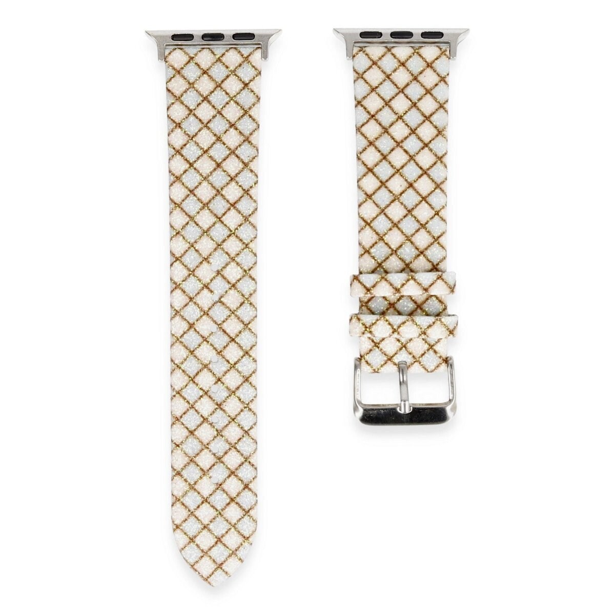 Apple Watch 38mm Karo Motif Kordon (saat Değildir) - Mavi