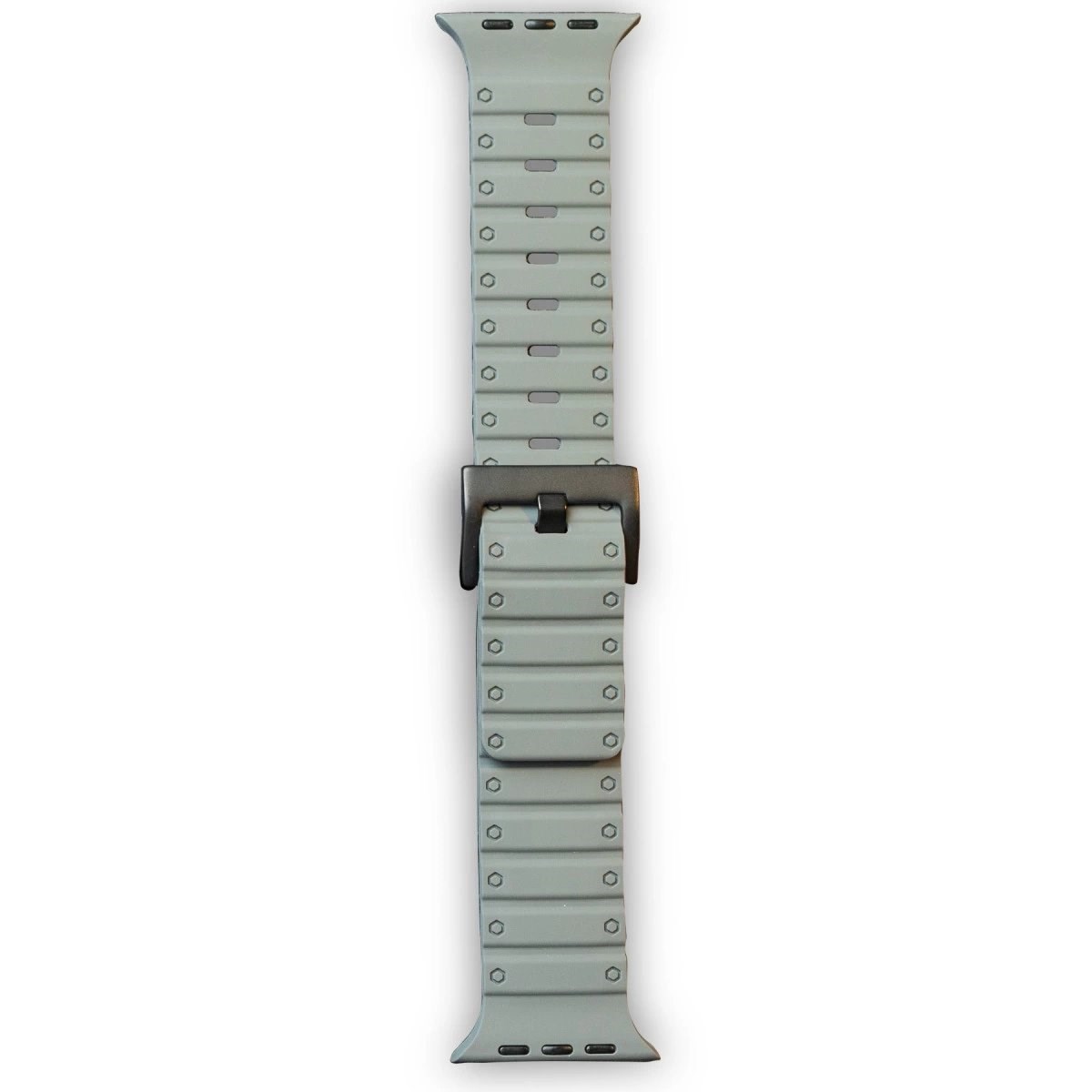 Apple Watch 42mm Magnus Mıknatıslı Silikon Kordon - Gri