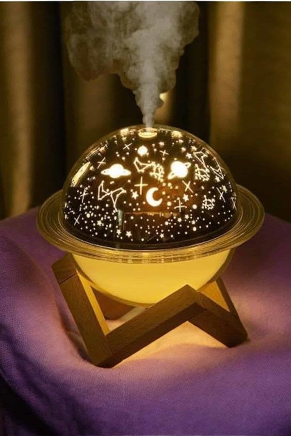 Aromaterapi Hava Nemlendirici Masa ve Gece Lambası