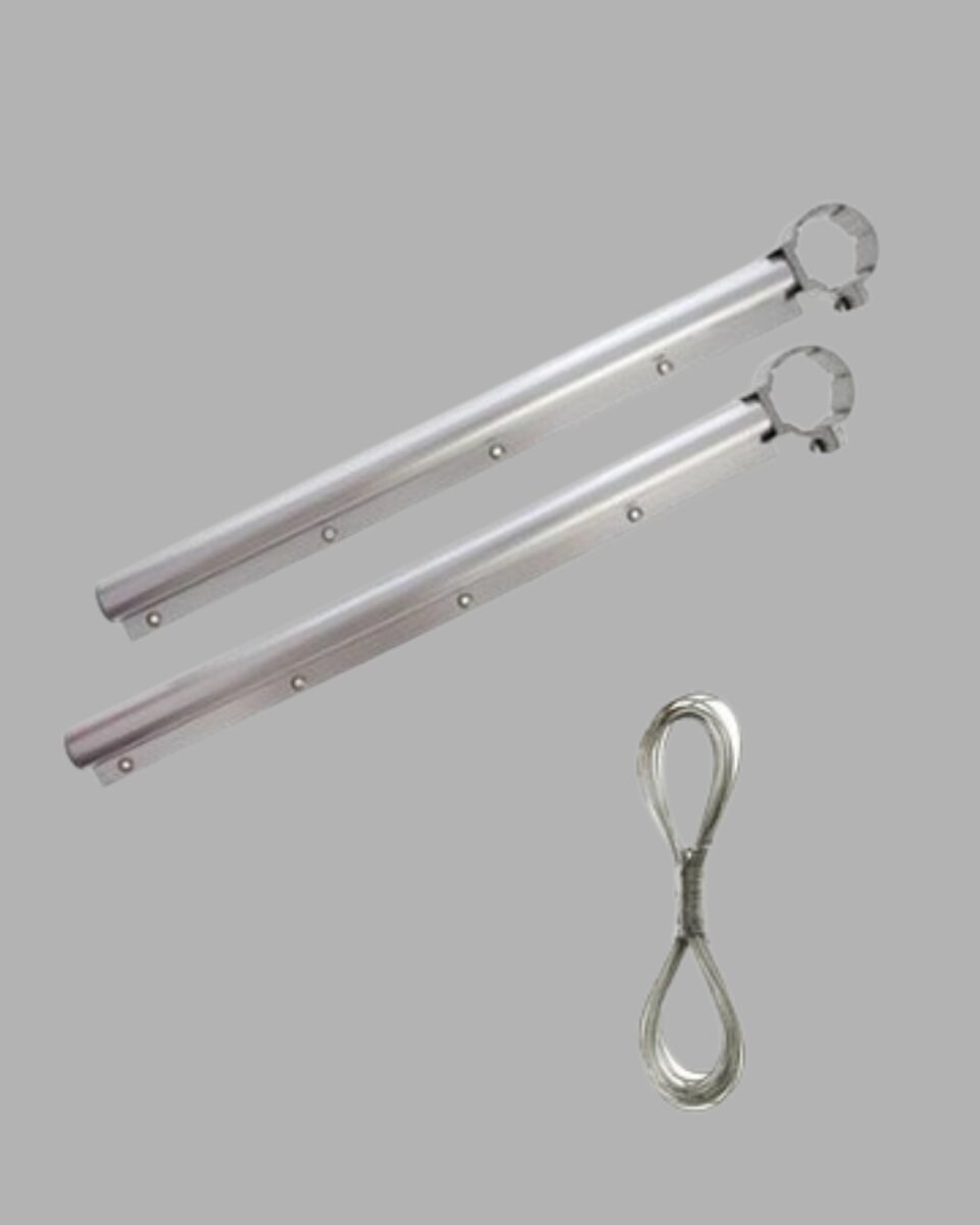 Balkon Demiri Çamaşır Askısı Kare Demirlere Uygun Dayanıklı Tasarım