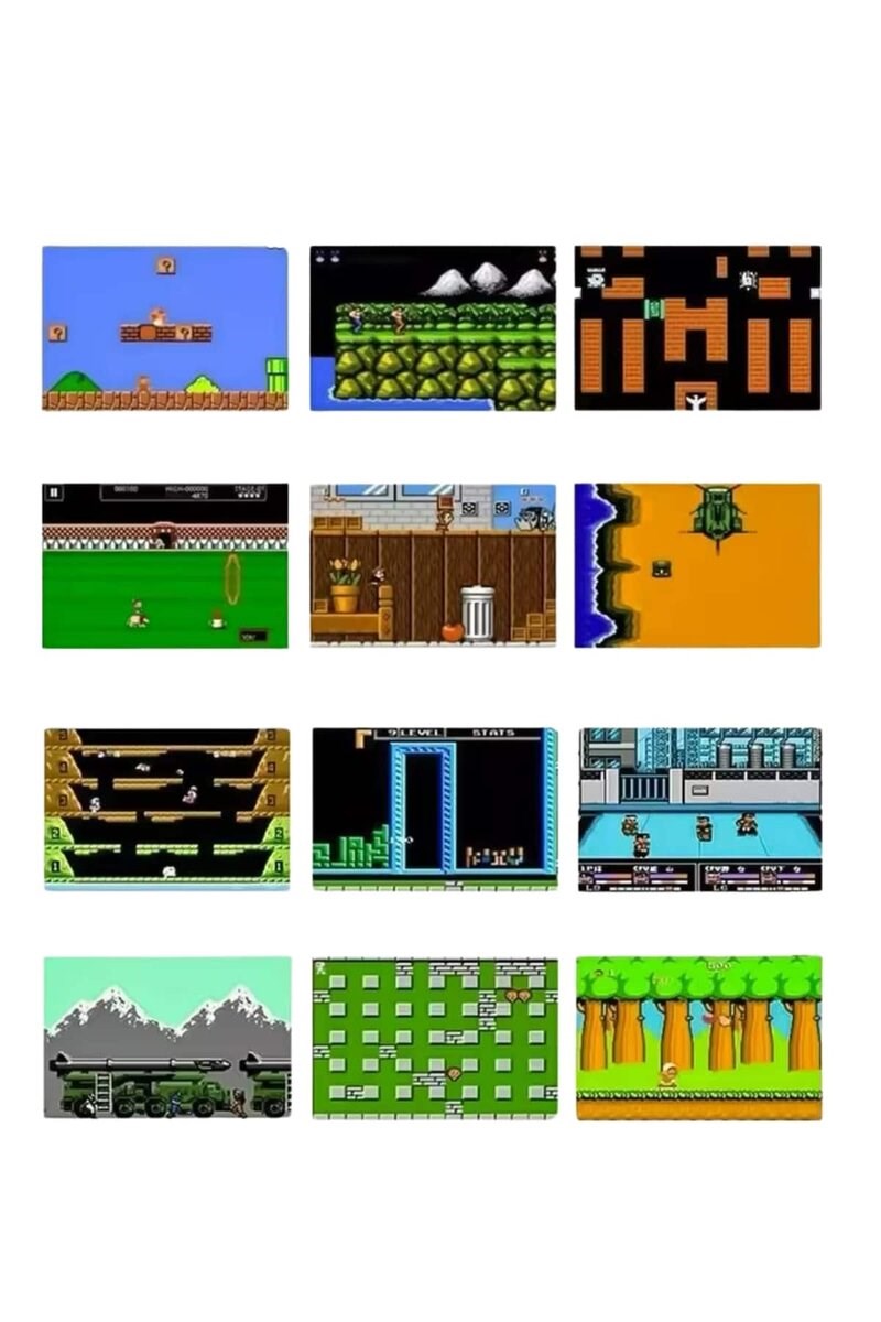 Çocuklara Özel Taşınabilir Sup El Atarisi 400 Oyunlu Nostaljik Oyun Konsolu