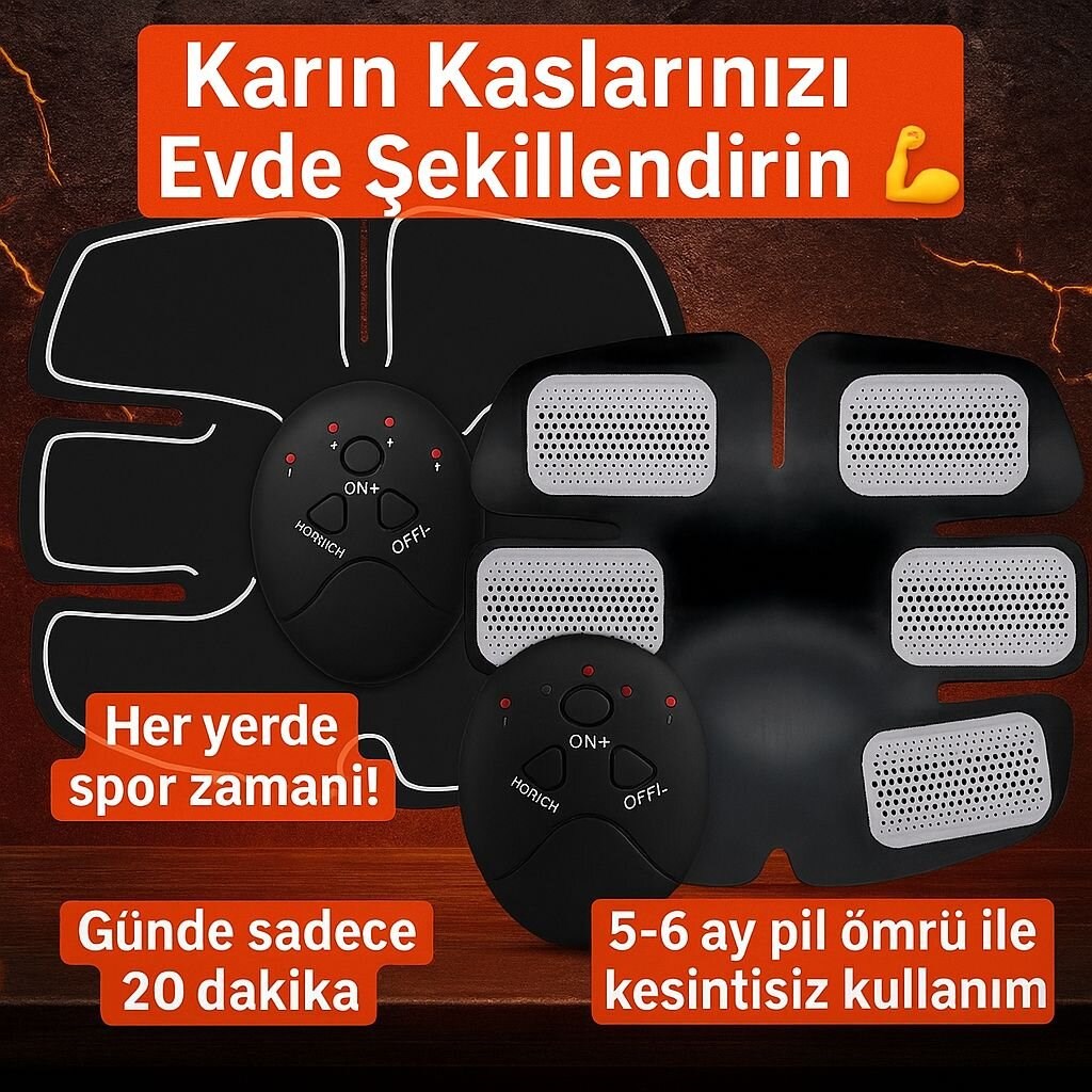 EMS Kas Yapma ve Yağ Yakma Cihazı Titreşimli 2025 Orijinal Spor Aleti