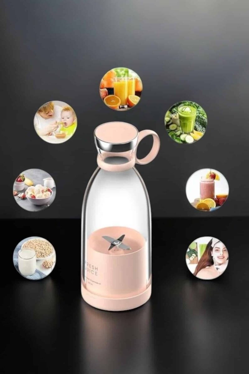 El Blender Taşınabilir Meyve Blender Şarj Edilebilir Taşınabilir Blender Elektrikli