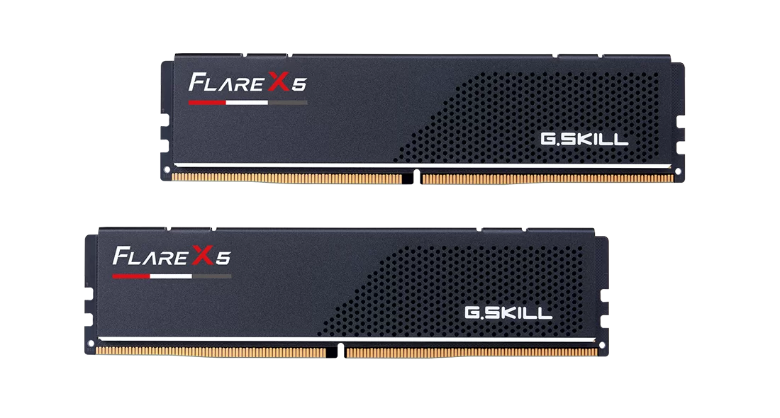 GSKILL 32GB (2X 16GB) DDR5 5600MHZ CL30 DUAL KIT PC RAM FLARE X5 F5-5600J3036D16GX2-FX5