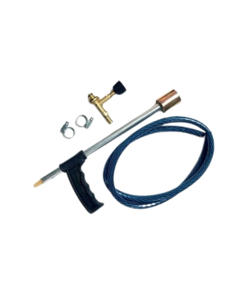 Gazlı Pürmüz Alev Tabancası Hortumlu Profesyonel LPG Yakıcı Mangal Kamp ve Atölye Kullanımı