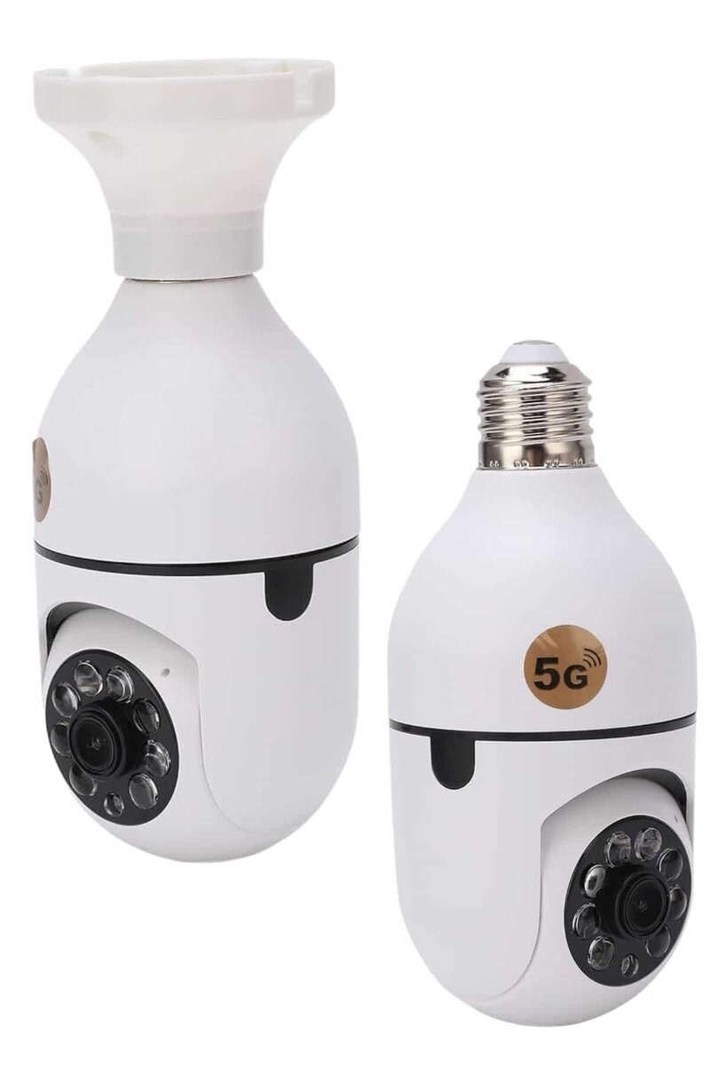 Güvenlik Kamerası Wi-Fi Özellikli 360 Derece Full Hd 1080p Ampül Kamera