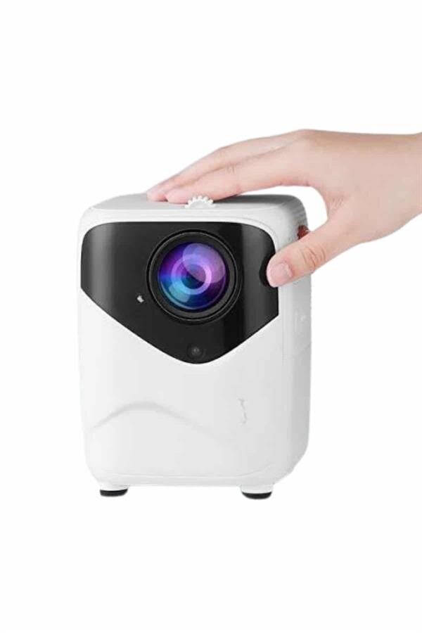 HD Ayaklı Portatif Projeksiyon Cihazı Android İşlemcili Sinema Projektörü