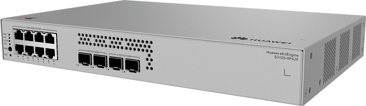HUAWEI 8port POE+ 128w 2-SFP/2SFP 2.5GE Gigabit Yönetilebilir Switch eKIT S310S-8P4JX