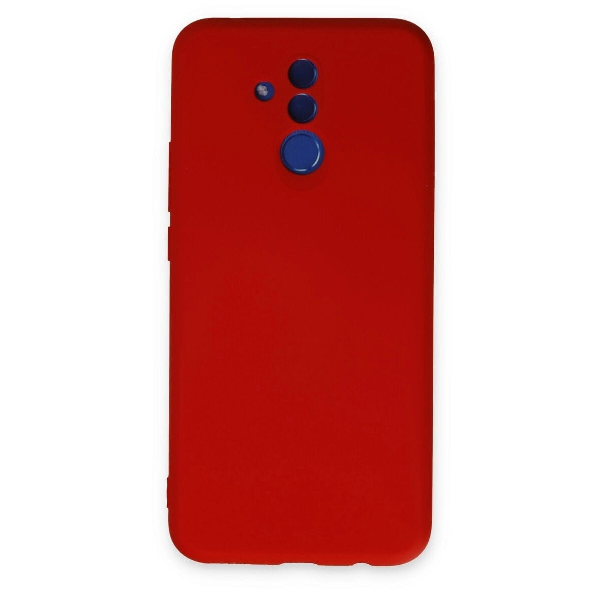 Huawei Mate 20 Lite Kılıf Nano İçi Kadife Silikon - Kırmızı