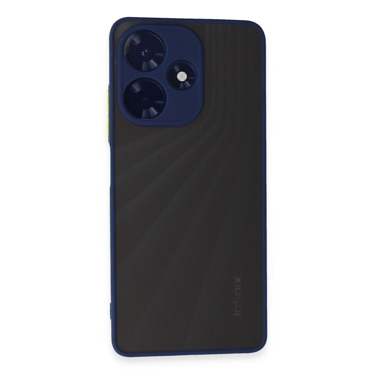 İnfinix Hot 30 4g Kılıf Montreal Silikon Kapak - Lacivert