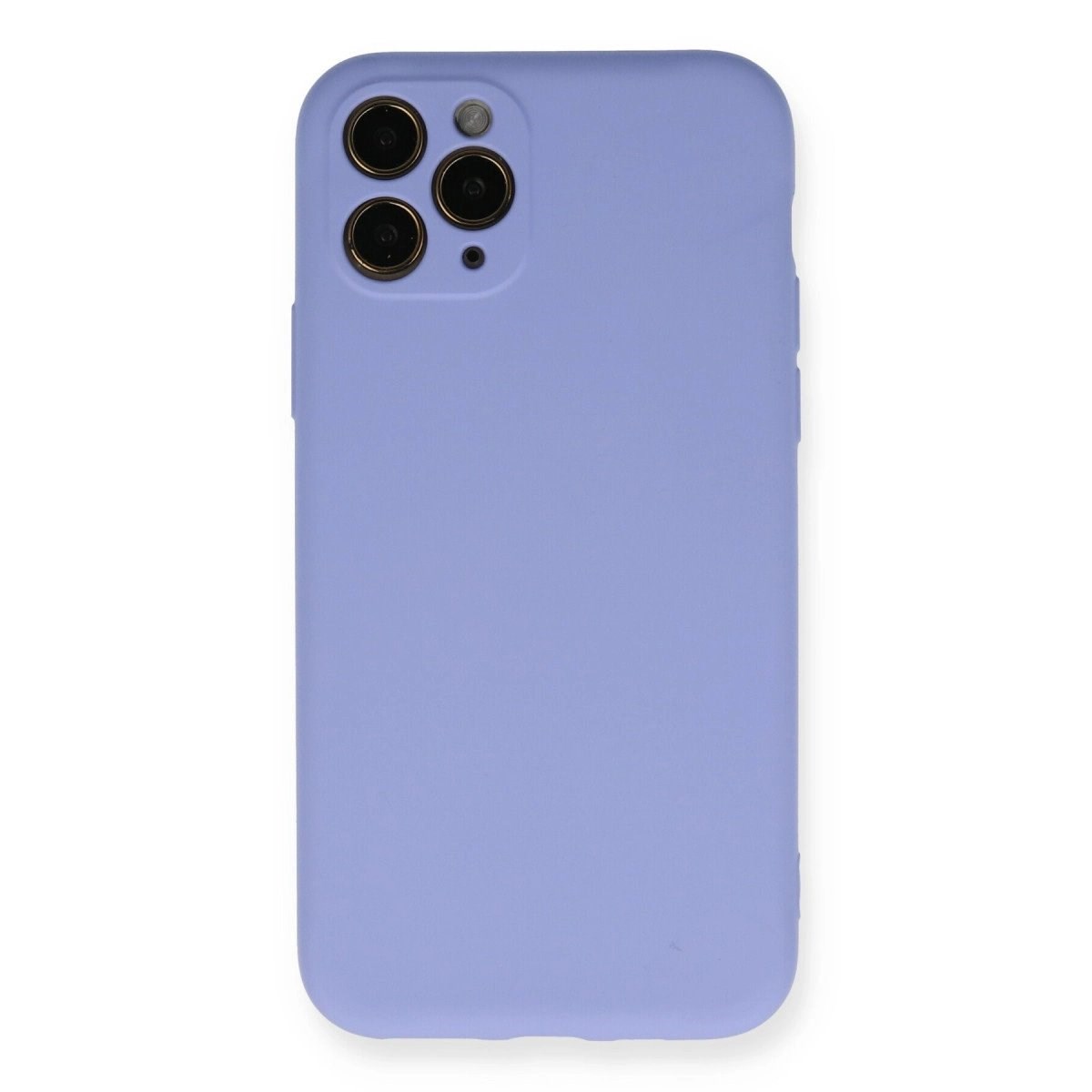 İphone 11 Pro Kılıf Nano İçi Kadife Silikon- Lila