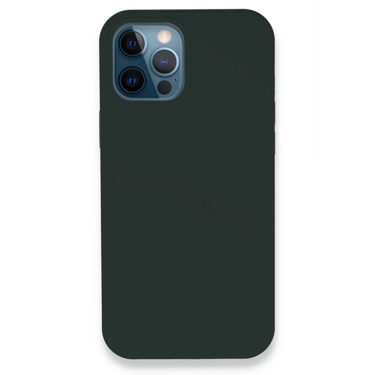 İphone 12 Pro Kılıf Lansman Legant Silikon - Koyu Yeşil