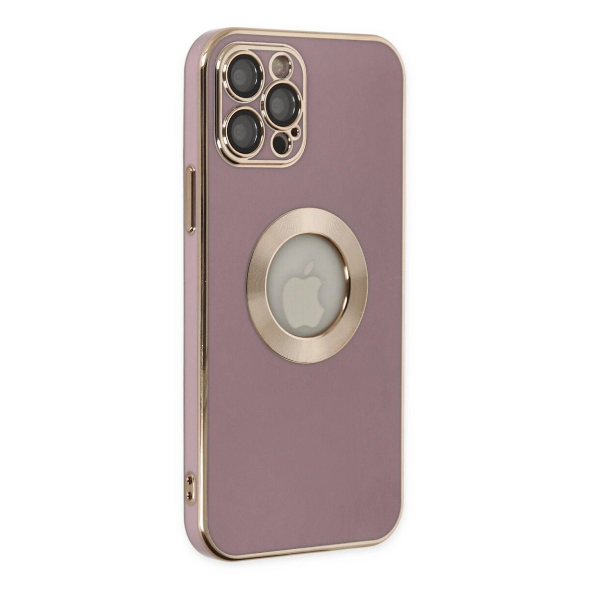 İphone 12 Pro Kılıf Store Silikon - Mor